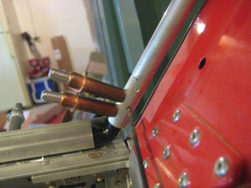 Drilling 2nd set of holes in the side of the corners