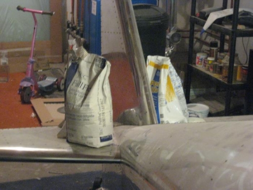 A few bags for weight