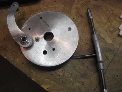 I had a devil of a time tapping the drum. In fact I was unsuccessful after 1/2 hour.