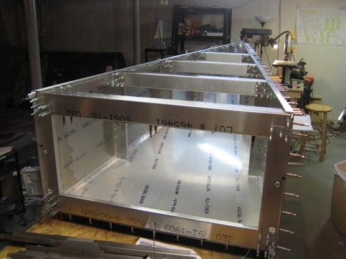 Flipped over the tailcone and added 3 cross members