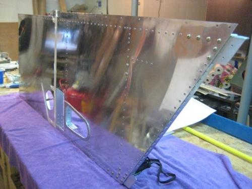 COMPLETED exterior of right forward fuselage