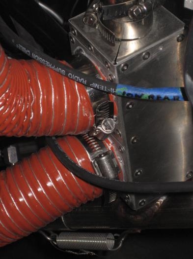 SCAT ducting on heat muff