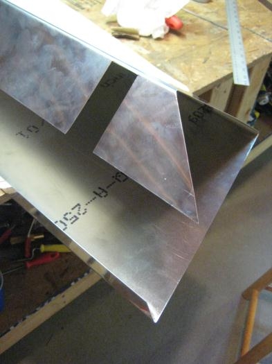 The cuts that make up the outboard end of the aileron