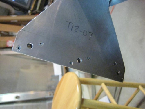 Aft face with countersunk rivets