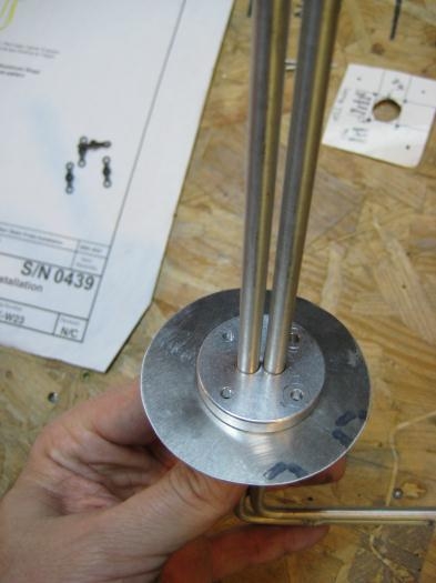 The fat part will be inside the wing. The plate will attach like an inspection plate.