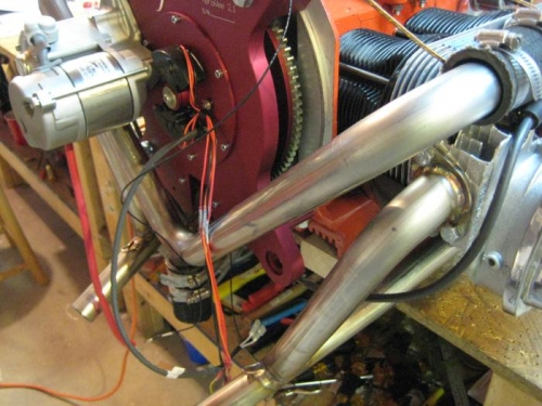 Intake on, and exhast on temporarily for fitting.