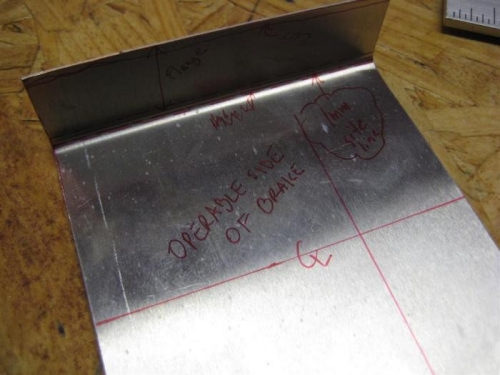 I had to do several tests to determine how to get the bend in the right spot