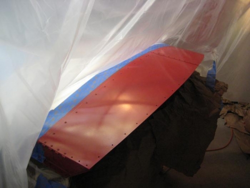 Last coat of clear on this wingtip