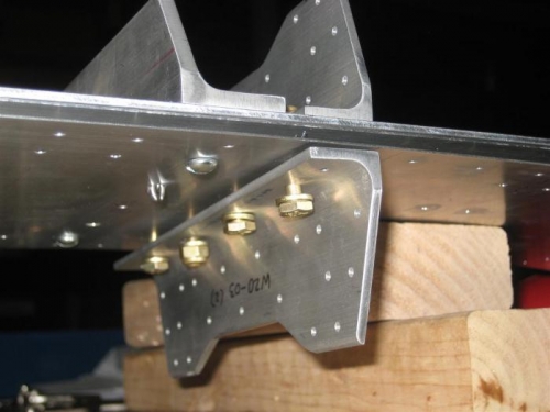 W20-03 with temporary bolts in place