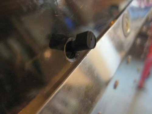 OAT probe outside the windscreen.