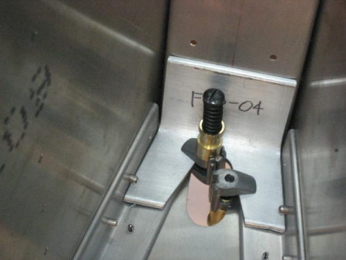 F23-04 clamped in place