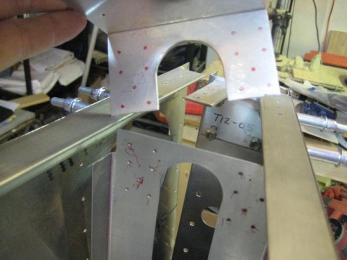 If you don't drill these in place, mark them with a sharpie while everything is assembled.