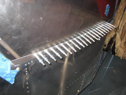 Pilot holes drilled and cleco'd.