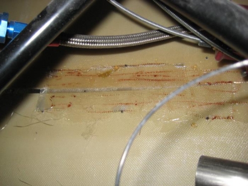 Lower cowl, below engine mount