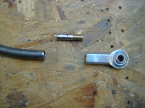 Pushrod / bolt (no head) / rod end bearing