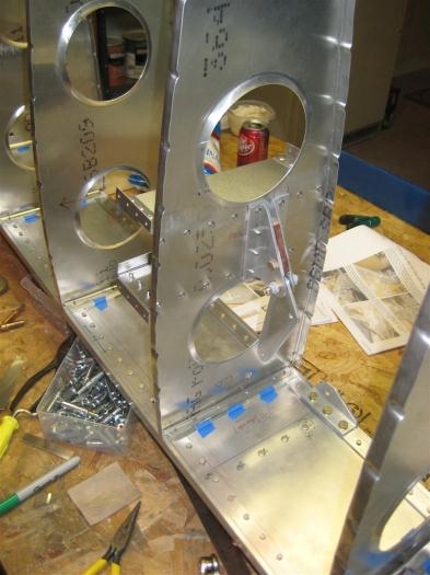 Rib #9 back on the spar