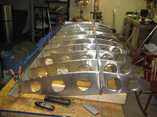 Looking from the outboard wing tip