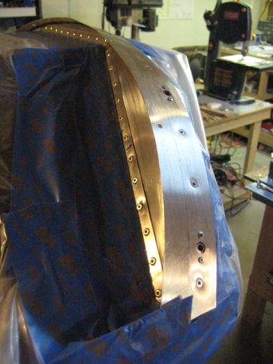 Cowl strap and back side of firewall