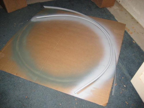 Windscreen bow and bow strap, primed