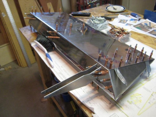 Everything except the hinge, ready to go.