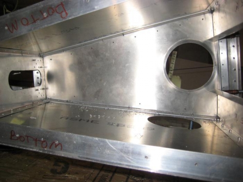 The shear web viewed from underneath.