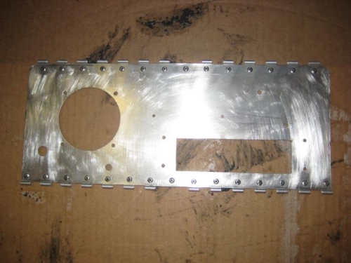 New panel, ready for krinkle paint.