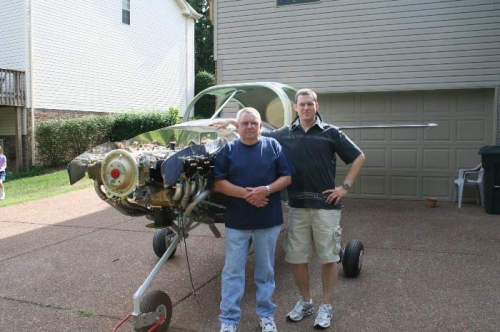 Left to right: My dad (Robert) and myself, Brian