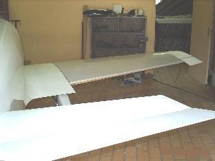 REAR VIEW OF PROFILED WING