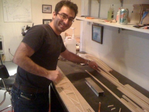 Mel Building a Rib
