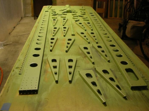 Flap frame parts