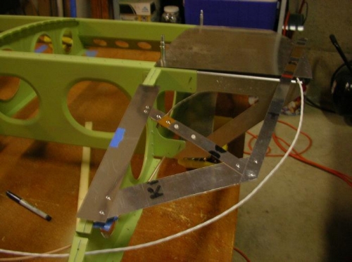 antenna and the wing frame