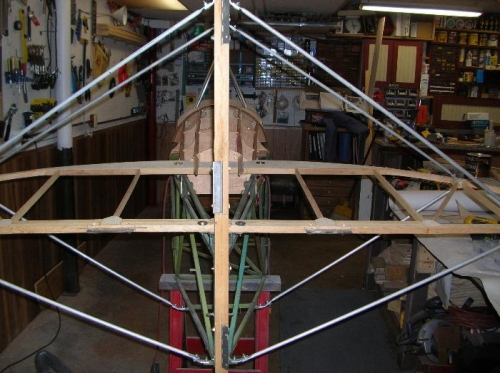 Rear view of Fin/Stab and Struts