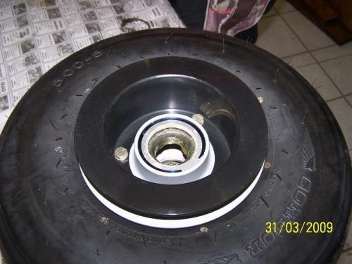 All assembled, tyres fitted.