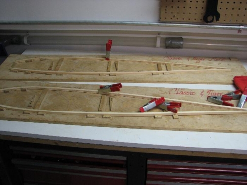 Capstrips in the jigs