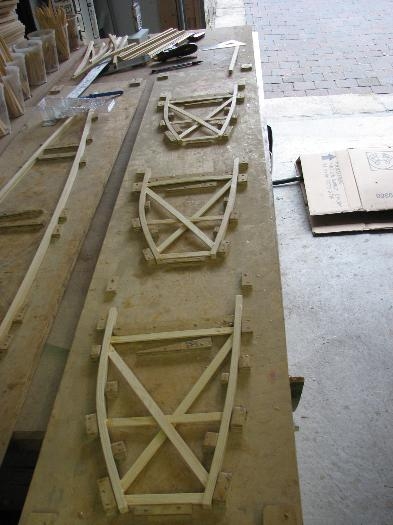 I can build 6 at a time with two of these jigs