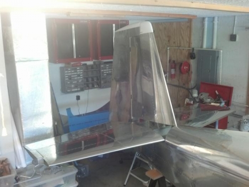 Empennage in Place
