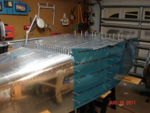 Side Skins Cleco'd