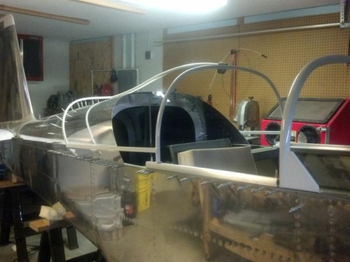 Canopy Frame in Position