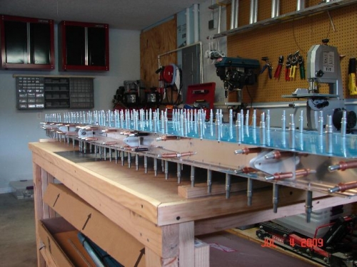 Rear Spar and Hinge Assembly