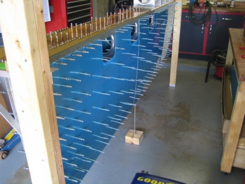 Bottom & Top Skins Clecoed