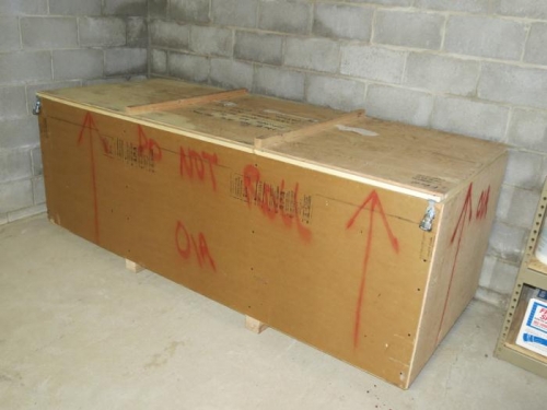 Crate Converted to Storage