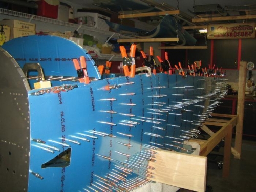 Upper Longerons Installed