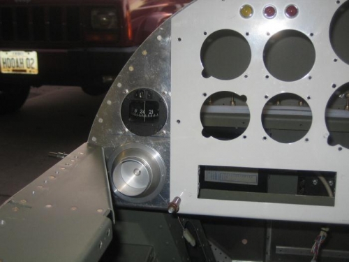 Left Aux Panel with Compass