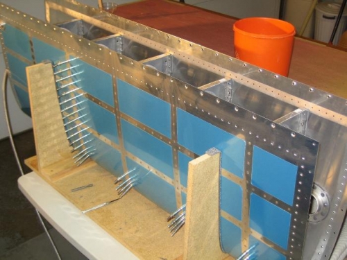 Riveting Starboard Tank