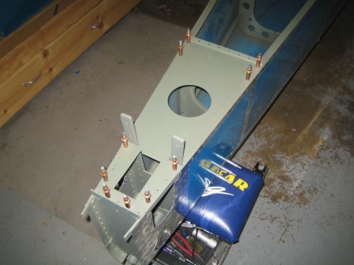 Deck Clecoed in Place