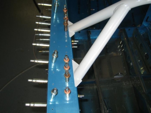 Rails at Seat Back Support