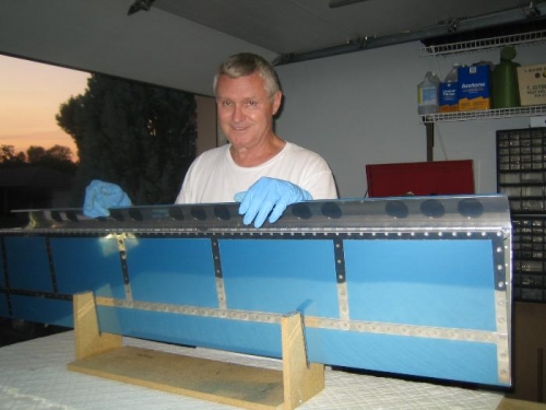 Left and Final Flap Complete