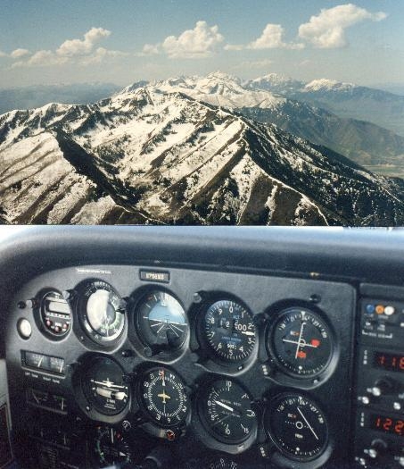 Descending into Salt Lake Valley