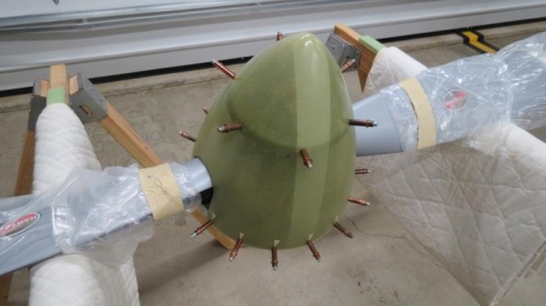 Clecoed on the Propeller