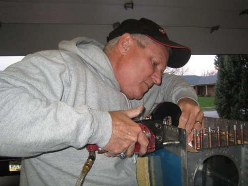 Squeezing Baffle Rivets